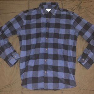 Croft and Barrow blue flannel